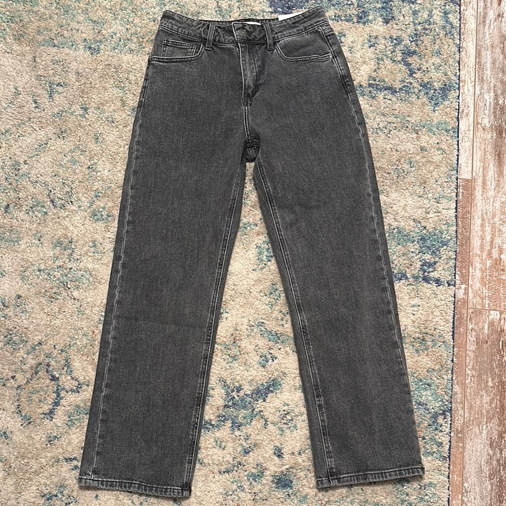 NWT Easy Clothes ❤️ high waist ankle straight jeans